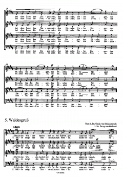 Fünf Lieder und Gesänge von Joseph Gabriel Rheinberger 