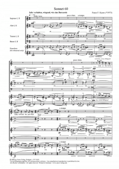 Kaern: Three Sonnets against Vanity (Franz F. Kaern) 