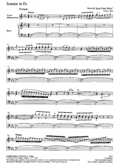 Sonate in Es von Heinrich Ignaz Franz Biber 