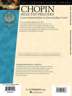 Selected Preludes von Frédéric Chopin 