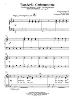 Christmas Piano Solos: Third Grade 