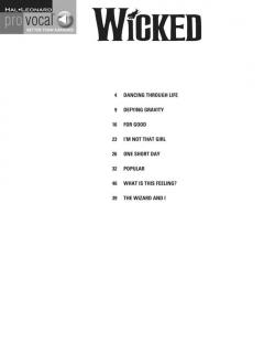 Pro Vocal Vol. 36: Wicked (Women's Edition) von Stephen L. Schwartz 