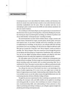 Producing & Mixing Contemporary Jazz 