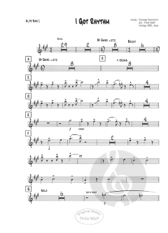 I Got Rhythm von George Gershwin 
