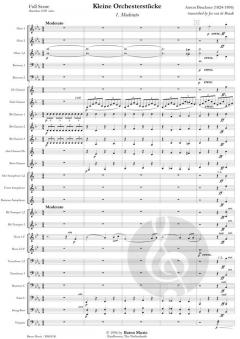Kleine Orchesterstücke von Anton Bruckner 