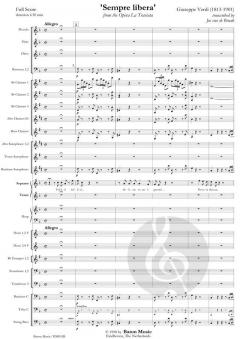 Sempre libera from The Opera La Traviata (Giuseppe Verdi) 