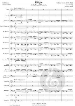 Elegie For Cello (Gabriel Fauré) 