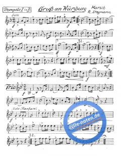 Gruß an Würzburg (Marsch) + Frankenlied-Marsch (Richard Stegmann) 