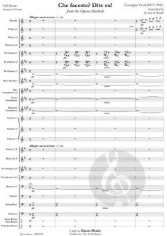 Che faceste? Dite su! (Giuseppe Verdi) 