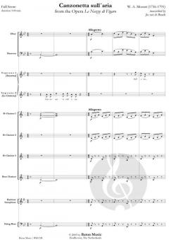 Canzonetta sull' aria from The Opera le Nozze di Figaro (W.A. Mozart) 