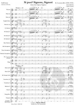 Si puo? Signore, Signori from The Opera Pagliacci (Ruggero Leoncavallo) 