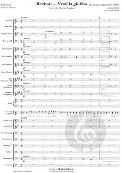 Recitar! ... Vesti la giubba from The Opera Pagliacci (Ruggero Leoncavallo) 