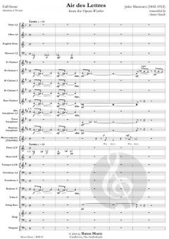 Air des Lettres from The Opera Werther (Jules Massenet) 