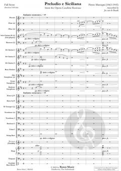 Preludio e Siciliana from The Opera Cavalleria Rusticana (Pietro Mascagni) 
