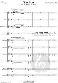 The Sun from The Operetta The Mikado (Arthur Seymour Sullivan) 