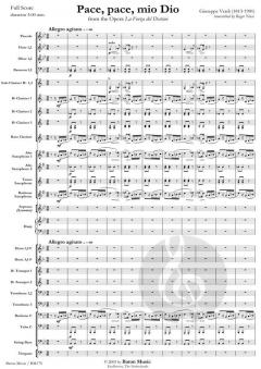 Pace, pace, mio Dio from The Opera La Forza del Destino (Giuseppe Verdi) 