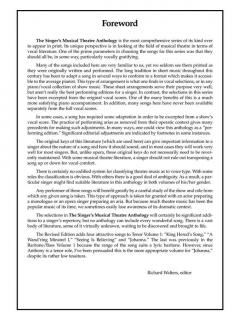 The Singers Musical Theatre Anthology Vol. 1 von Richard Walters 