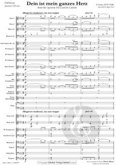 Dein ist mein ganzes Herz from The Operetta Das Land des Lächelns (Franz Lehár) 