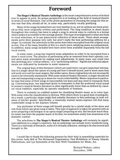 Singers Musical Theatre Anthology Duets von Richard Walters 