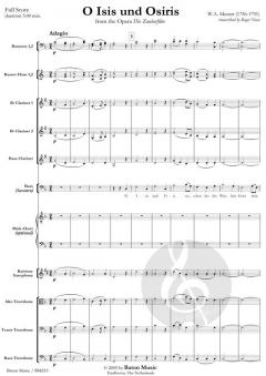 O Isis und Osiris from The Opera Die Zauberflöte (W.A. Mozart) 