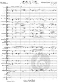 Ch'ella mi creda from The Opera La Fanciulla del West (Giacomo Puccini) 