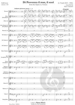 Di Provenza il mar, il suol from The Opera La Traviata (Giuseppe Verdi) 