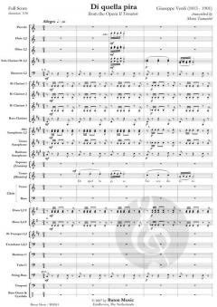 Di quella pira from The Opera Il Trovatore (Giuseppe Verdi) 