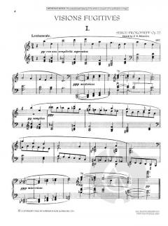 Visions Fugitives op. 22 von Sergei Sergejewitsch Prokofjew 