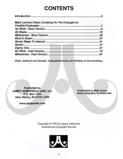 Piano Voicings Vol. 50 - Magic Of Miles von Jamey Aebersold 