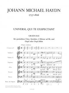 Universi qui te expectant von Michael Haydn 