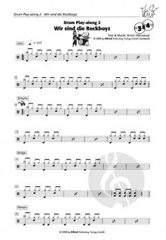Kräsch! Bum! Bäng! Drum Play-Alongs für Kids (O. Satzer) >> Schlagzeugnoten mit CD