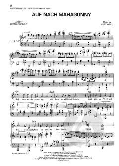 Kurt Weill Songs Vol. 1 