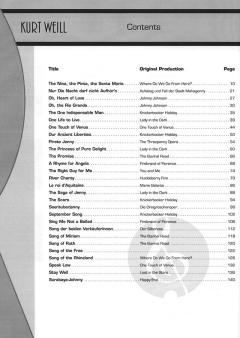 Kurt Weill Songs Vol. 2 