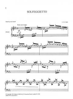 Solfeggietto von Carl Philipp Emanuel Bach 
