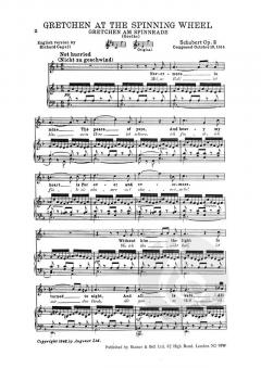 Gretchen am Spinnrade op. 2 von Franz Schubert 