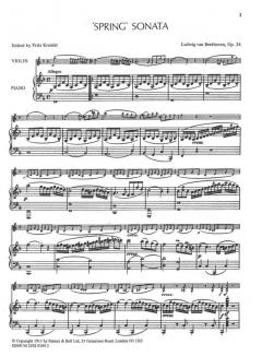 Sonata In F, Op. 24 von Ludwig van Beethoven 