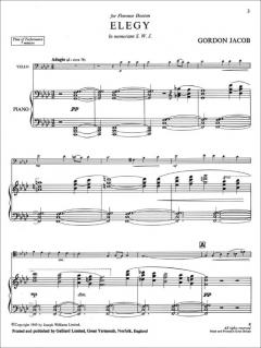Elegy von Gordon Jacob für Violoncello und Klavier im Alle Noten Shop kaufen