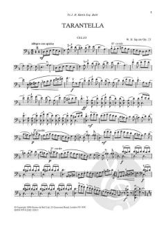 Tarantella von William Henry Squire für Violoncello und Klavier im Alle Noten Shop kaufen