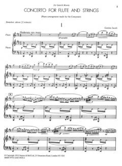 Concerto for Flute and Strings von Gordon Jacob 