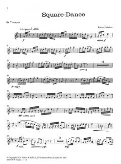 Square Dance von Robert Sanders für Trompete und Klavier im Alle Noten Shop kaufen