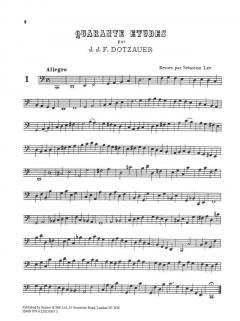 40 Studies von Justus Johann Friedrich Dotzauer 