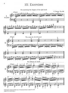 One Hundred and One Exercises, Op. 261 von Carl Czerny 