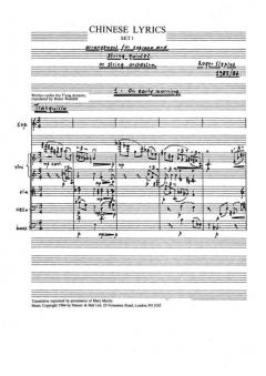 Chinese Lyrics Set 1 (Roger Steptoe) 