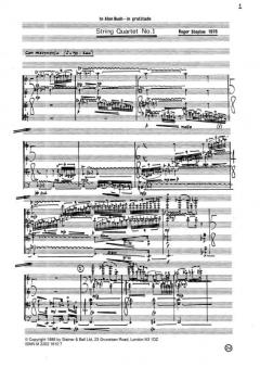 String Quartet No. 1 von Roger Steptoe 