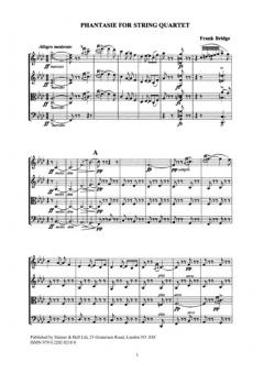 Phantasie in F Minor von Frank Bridge 