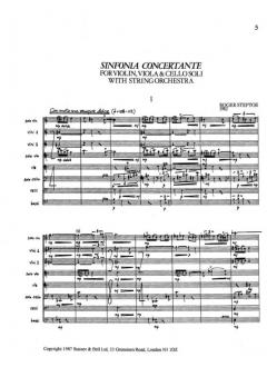 Sinfonia Concertante von Roger Steptoe 