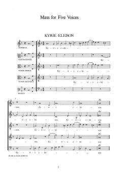 Mass For Five Voices (William Byrd) 