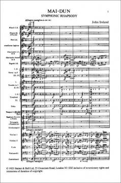 The Forgotten Rite And Mai Dun von John Ireland 