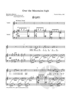 Twenty-Two Songs With Piano von Frederick Delius 