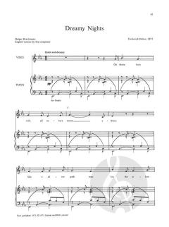 Twenty-Two Songs With Piano von Frederick Delius 